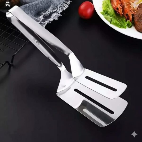 Stainless Steel Double Sided Frying Fish Spatula