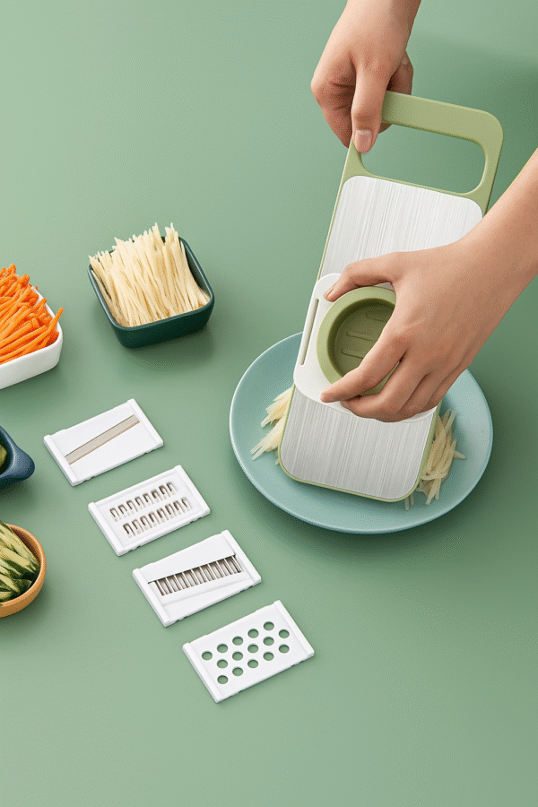 5-in-1 Multi-Functional Vegetable Slicer & Grater