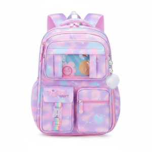 School Backpack for Daily Use Durable Multi-Pocket Blue