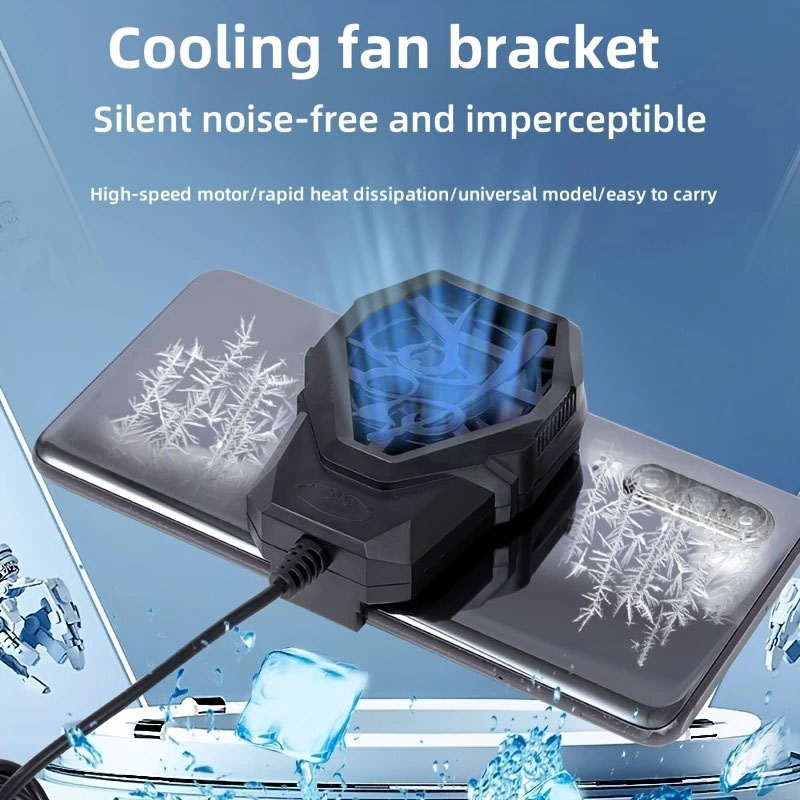 Mobile Phone Cooling Fan – Silent Gaming Heat Radiator