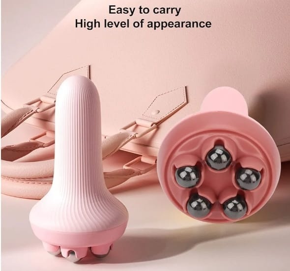 360° Roller Manual Massager – Handheld Massage Ball for Full Body Pain Relief