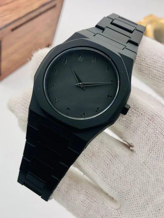 Black Aura Watch – Elegant Durable Daily Wear Timepiece