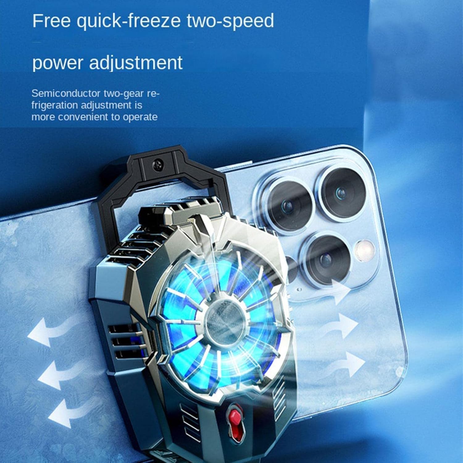 Mobile Phone Cooling Fan – Silent Gaming Heat Radiator