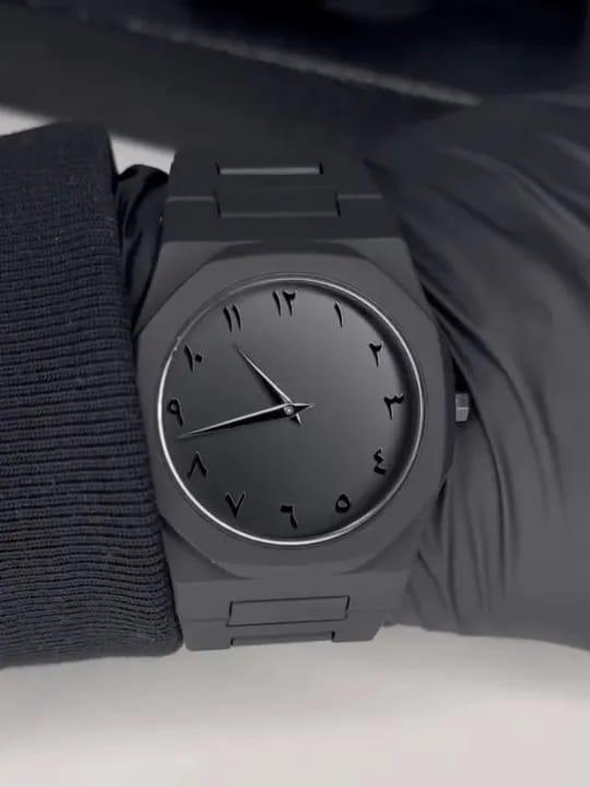Black Aura Watch – Elegant Durable Daily Wear Timepiece