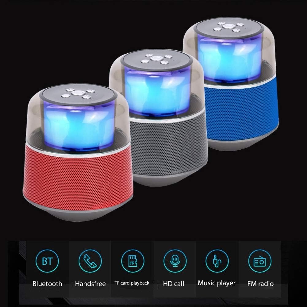 S6 Bluetooth Speaker – Portable LED Light & Hands-Free Calling