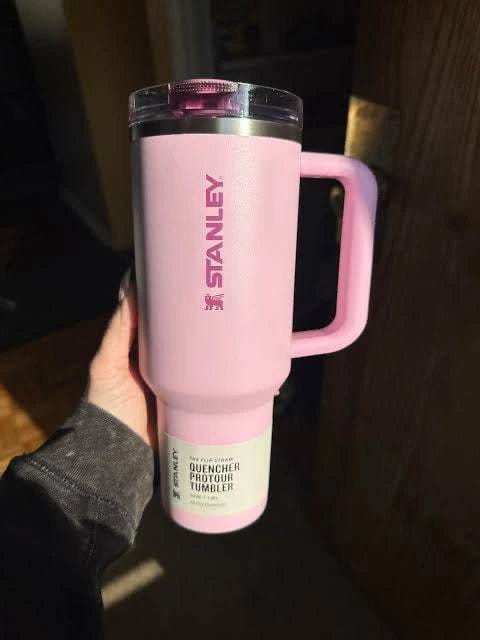 Stanley Flip Straw Tumbler 40oz Insulated Steel Blue