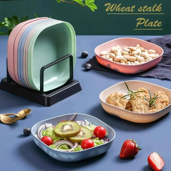 Creative Snack Plates – 10pcs Spit Bone Dish Set