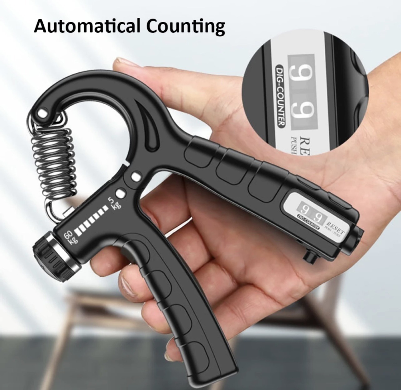 Adjustable Hand Gripper – Smart Grip Strength Trainer