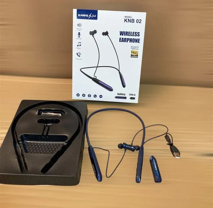 Wireless Neckband Earphones Clear Sound Comfort KNB-02