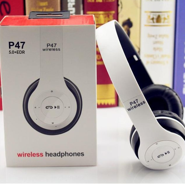 P47 Wireless Bluetooth Headphones – Long Battery & Fast Charge