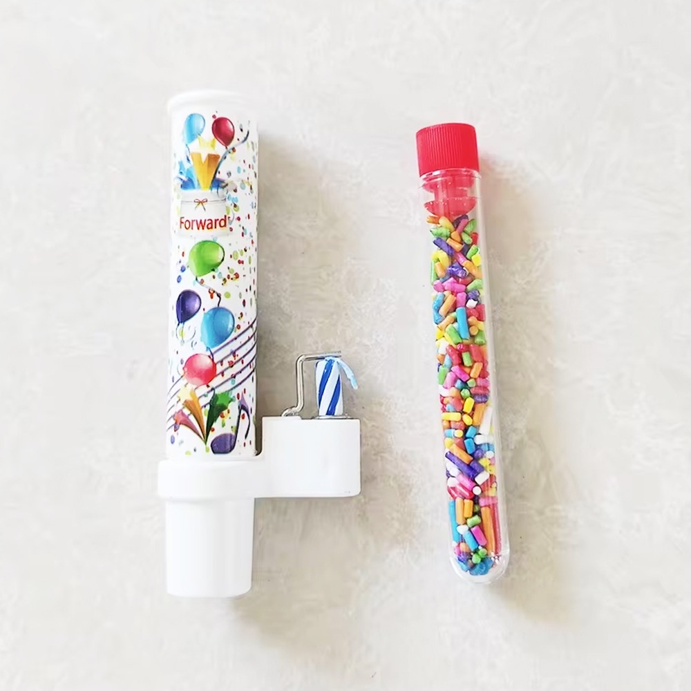 Musical Sprinkle Cake Topper – Surprise Pop Party Decor