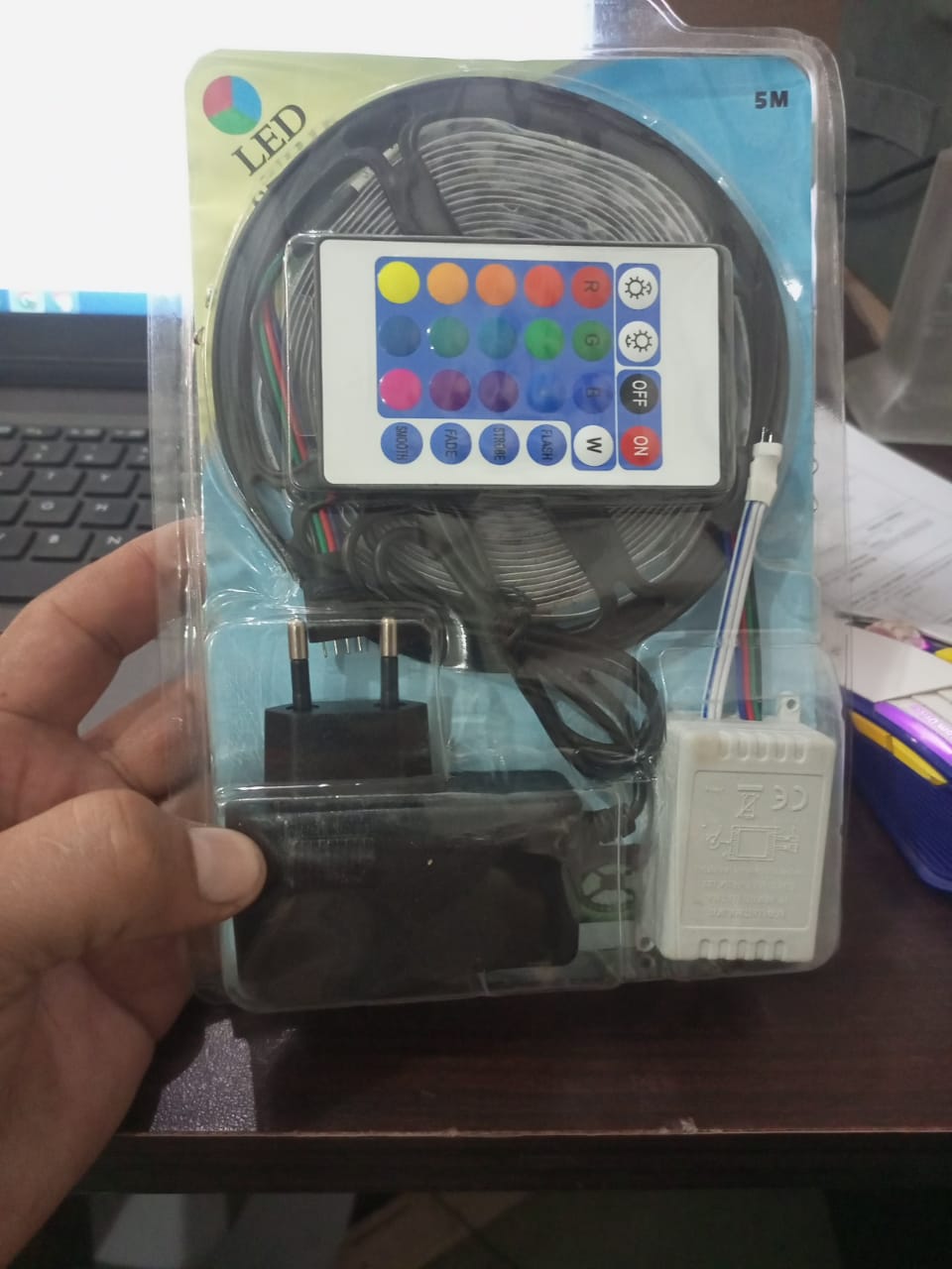 RGB LED Strip Light 16FT – Vibrant Color & Smart Control