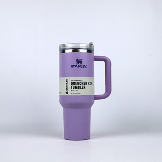 Stanley 40 Oz (1200ML) Stainless Steel Vacuum Insulated Tumbler with Straw – Leak-Proof Quencher Cup for Hot & Cold Beverages