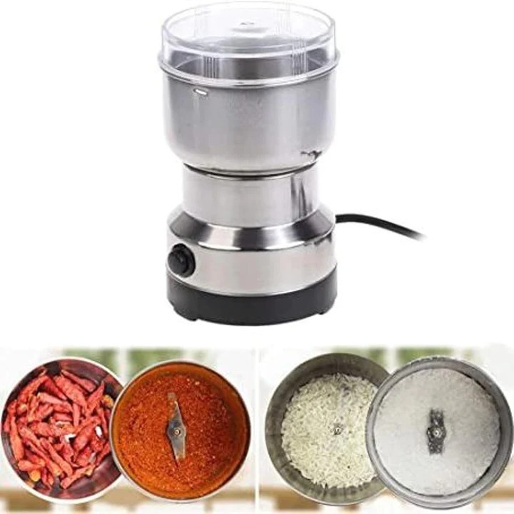 Mini Electric Grinder 300W – Stainless Steel Coffee, Spice & Masala Blender (220V)