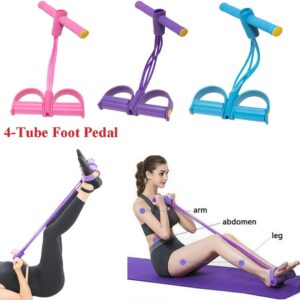 Foot Pedal Resistance Band – Elastic Sit-Up Pull Rope & Tummy Trimmer for Yoga & Home Fitness