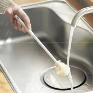 Silicone Long Handle Cleaning Brush – Deep Mug & Bottle Washing Brush for Kitchen Use