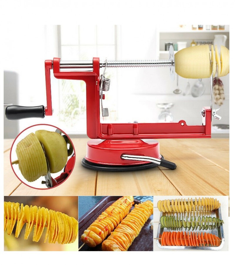 Potato Spiral Slicer – Creative Twist Cutter Stainless Steel