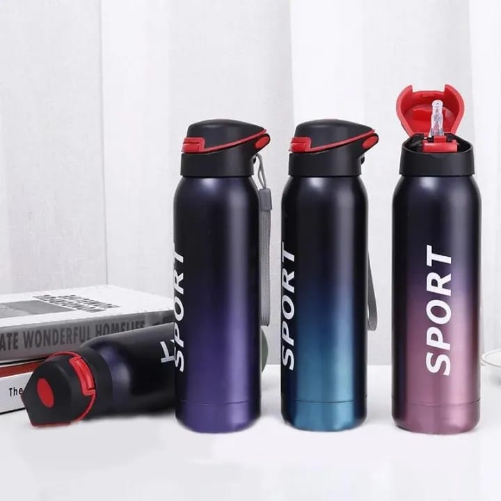 Stainless Steel Vacuum Flask – Insulated 500ml Sports Bottle