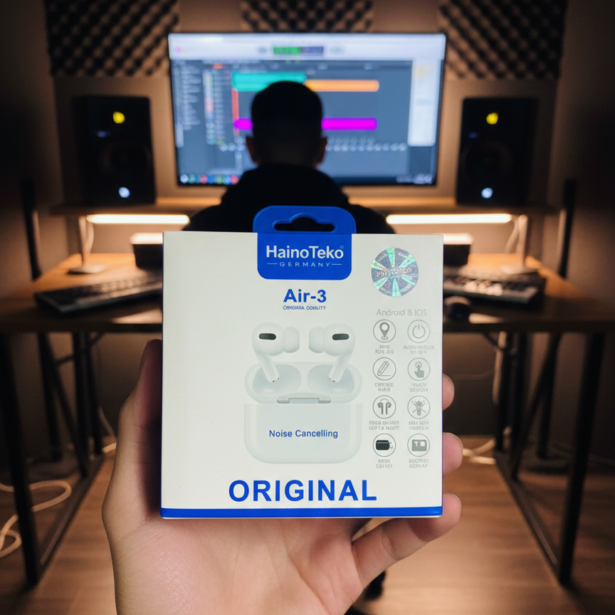 Wireless Bluetooth Earphones – Bass Boost Sound & Long Battery