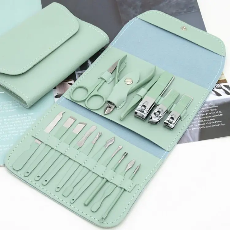 16-in-1 Nail Kit – Stainless Steel Manicure Pedicure Set