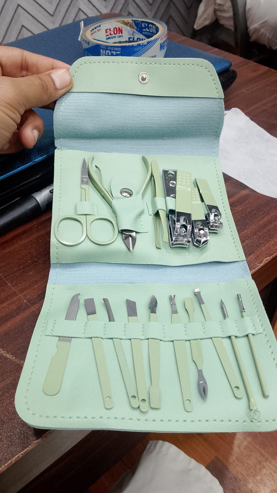 16-in-1 Nail Kit – Stainless Steel Manicure Pedicure Set