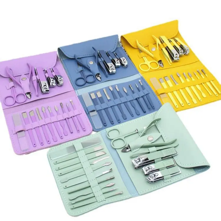 16-in-1 Nail Kit – Stainless Steel Manicure Pedicure Set