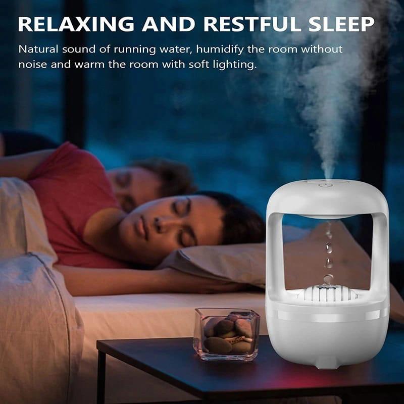 Cool Mist Humidifier for Bedroom – Cute Water Drops & Light Therapy