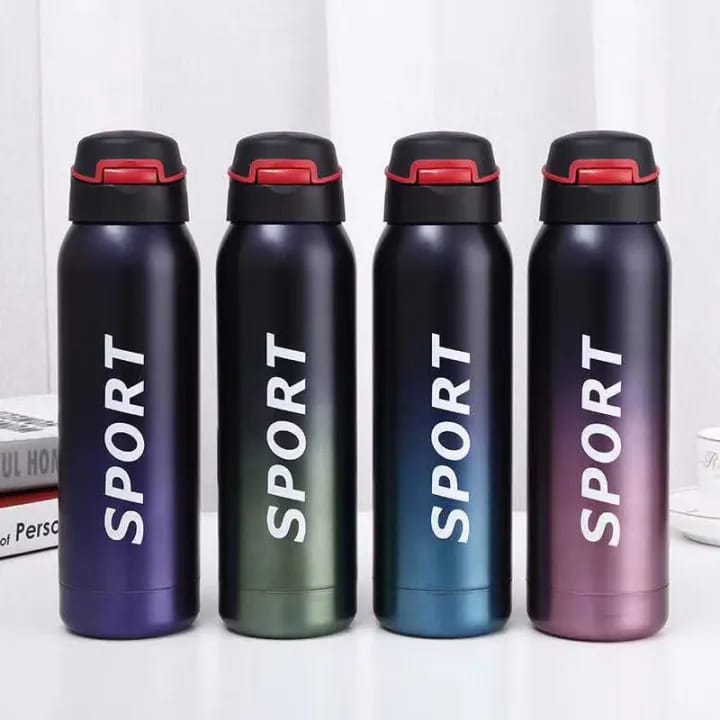 Stainless Steel Vacuum Flask – Insulated 500ml Sports Bottle