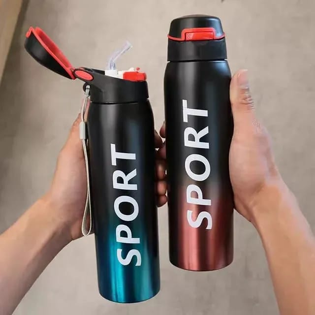 Stainless Steel Vacuum Flask – Insulated 500ml Sports Bottle